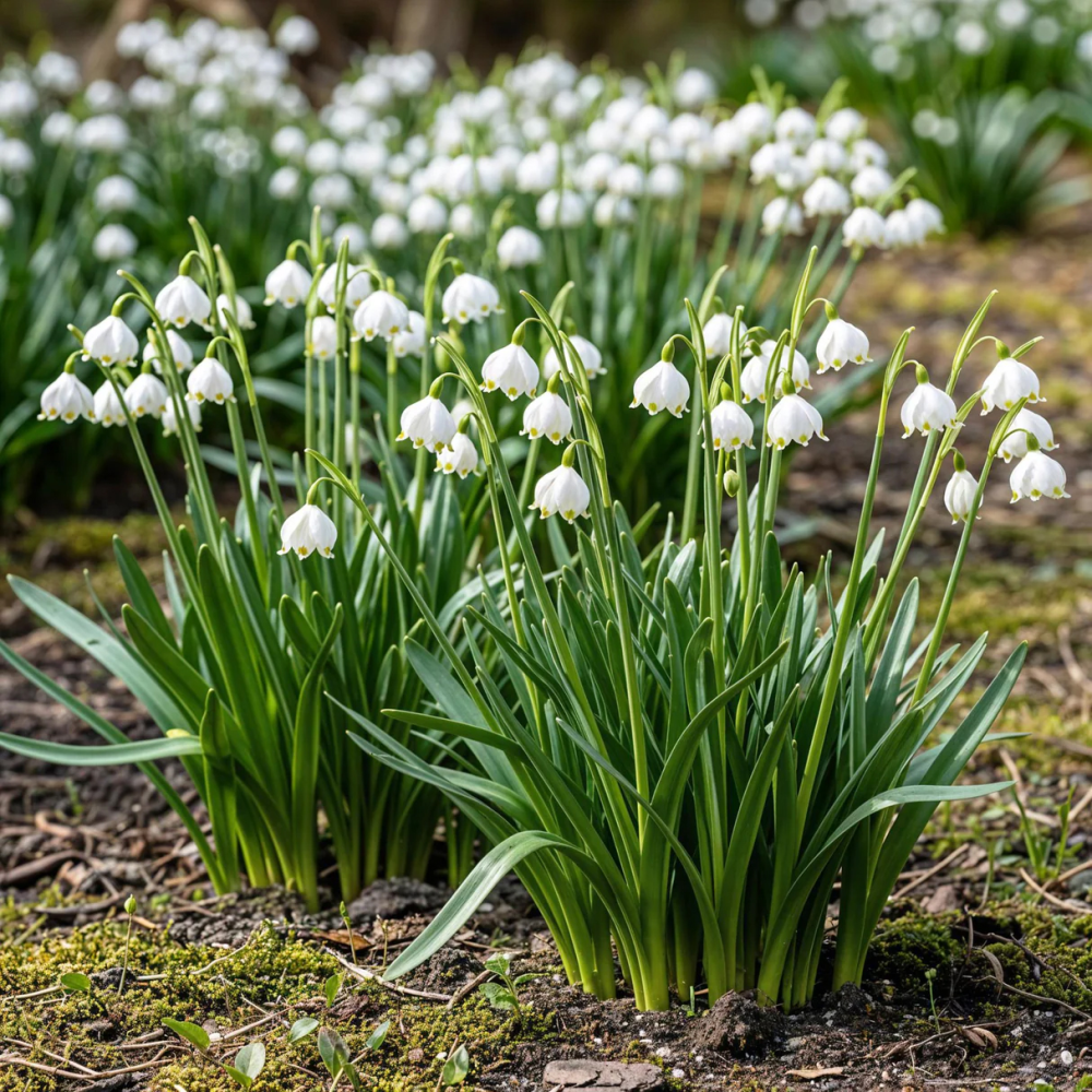 floraison de Leucojum aestivum