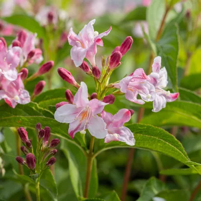 Floraison de weigela stelzneri